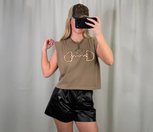 Snaffle Bit Muscle Crop