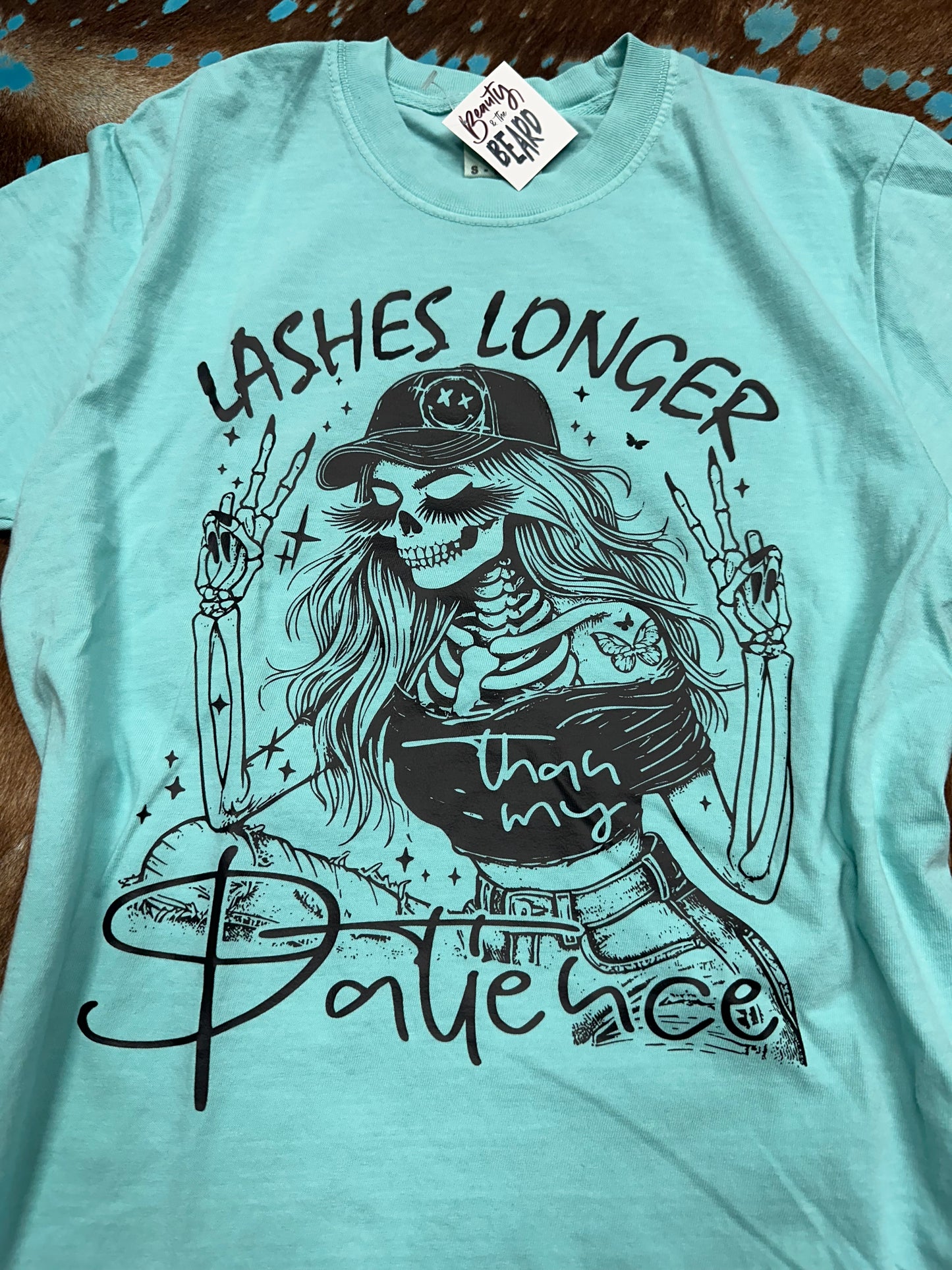 Lashes Long Than My Patience Tee