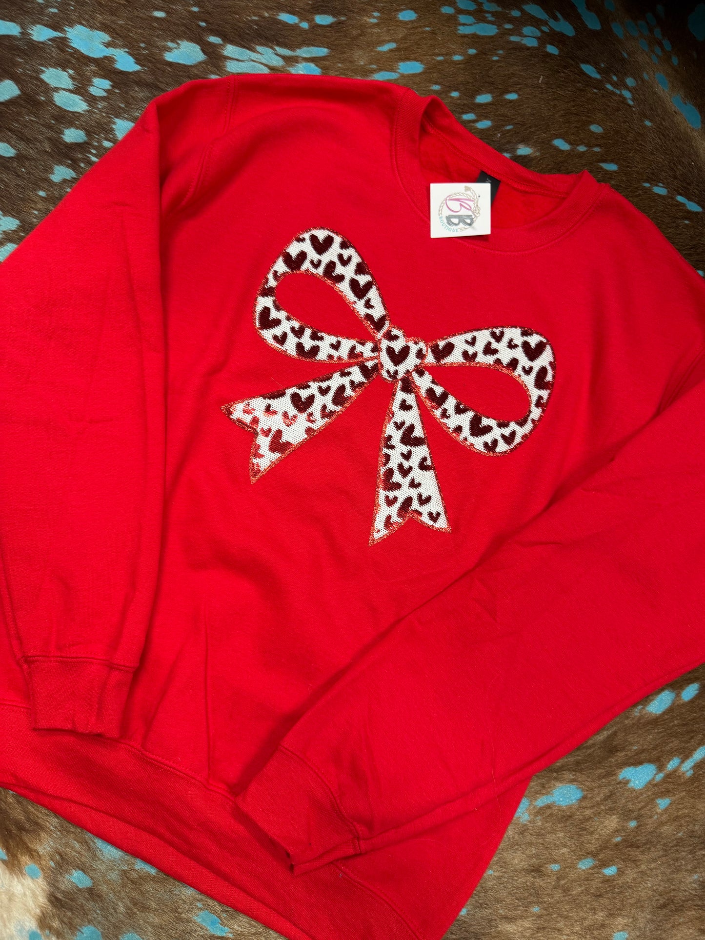 Red Ribbon Sweatshirt
