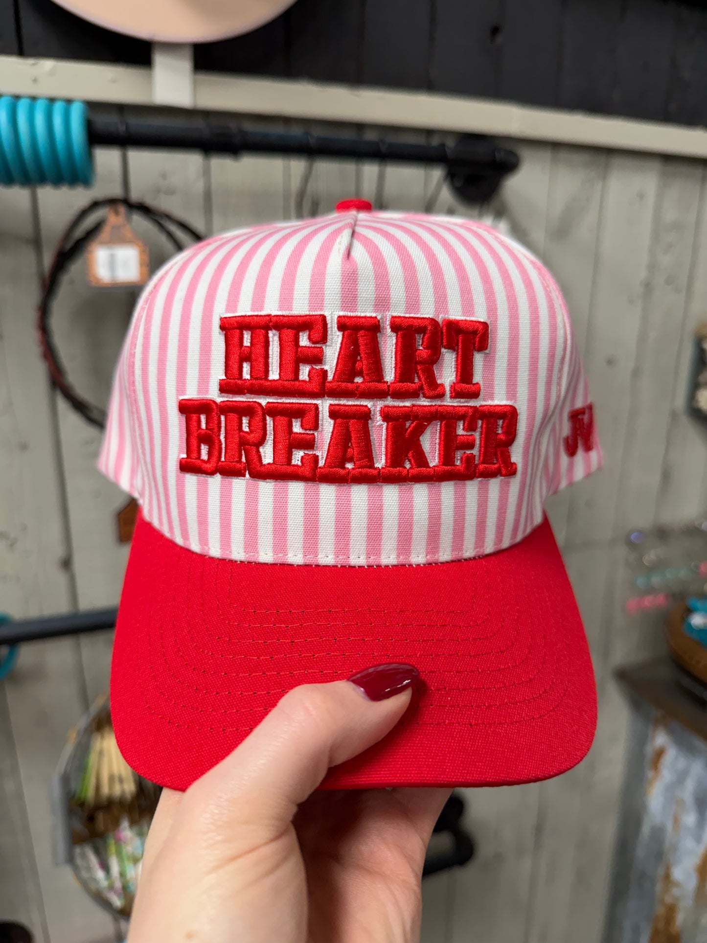 "Heartbreaker" Embroidered Trucker Hat