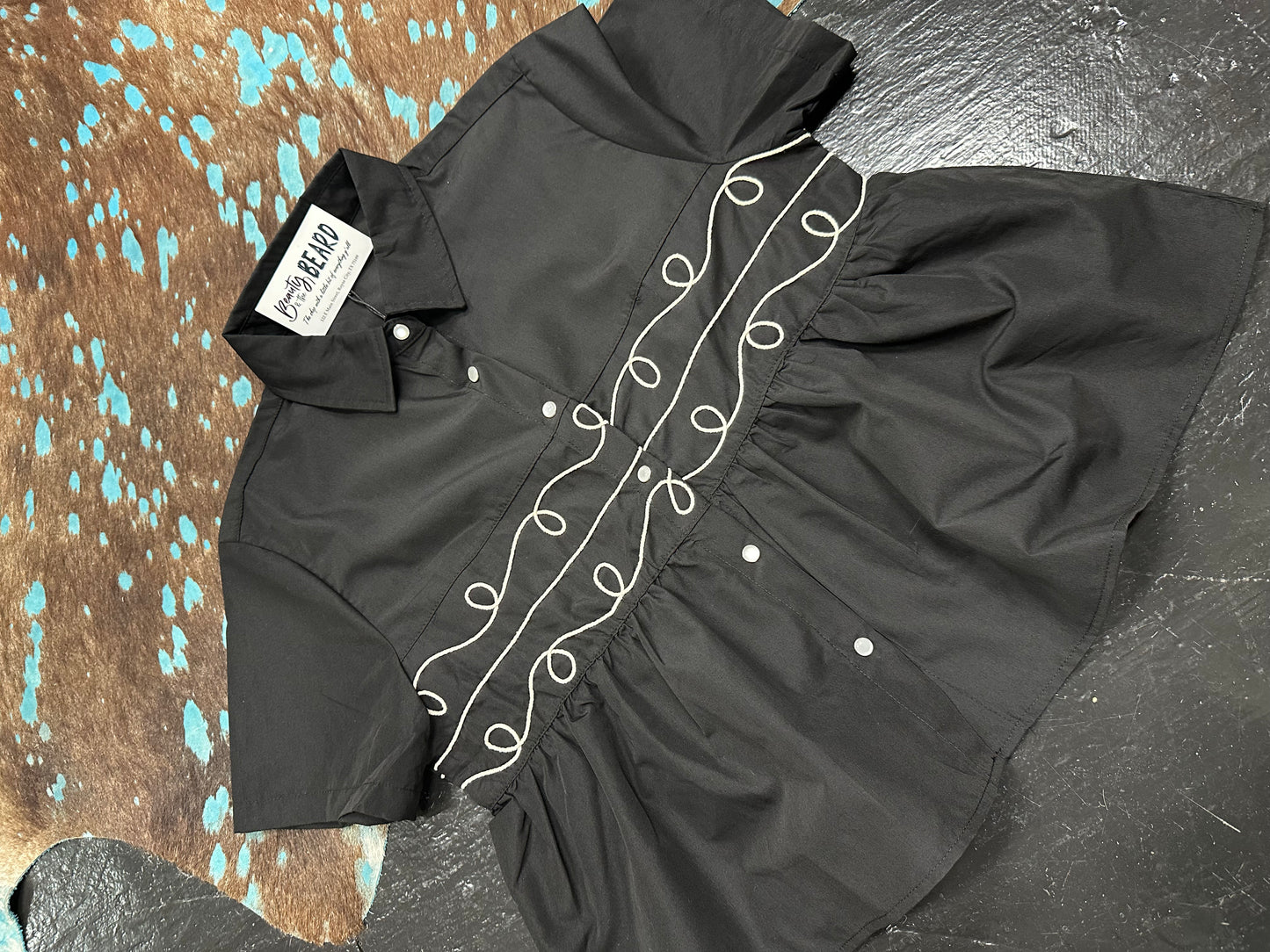 Black Loopty Lou Blouse