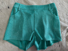Load image into Gallery viewer, Jitterbug Rhinestone Suede Shorts
