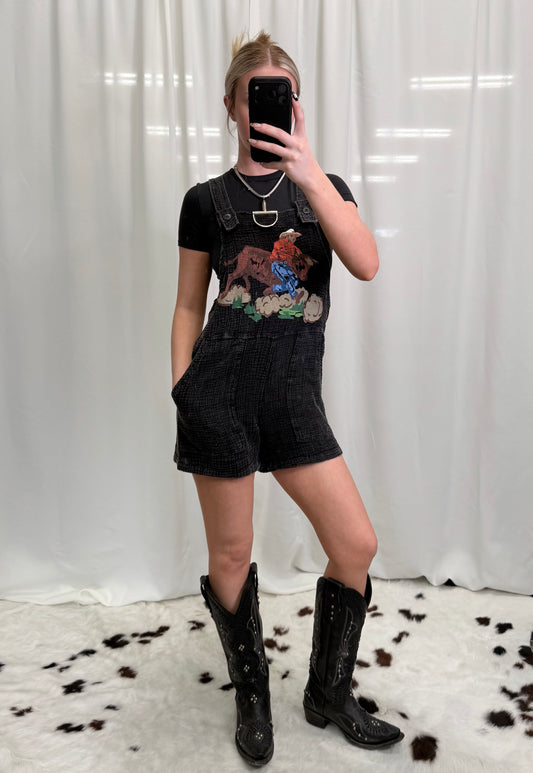 Stomp Tha Romp Bulldogger Romper