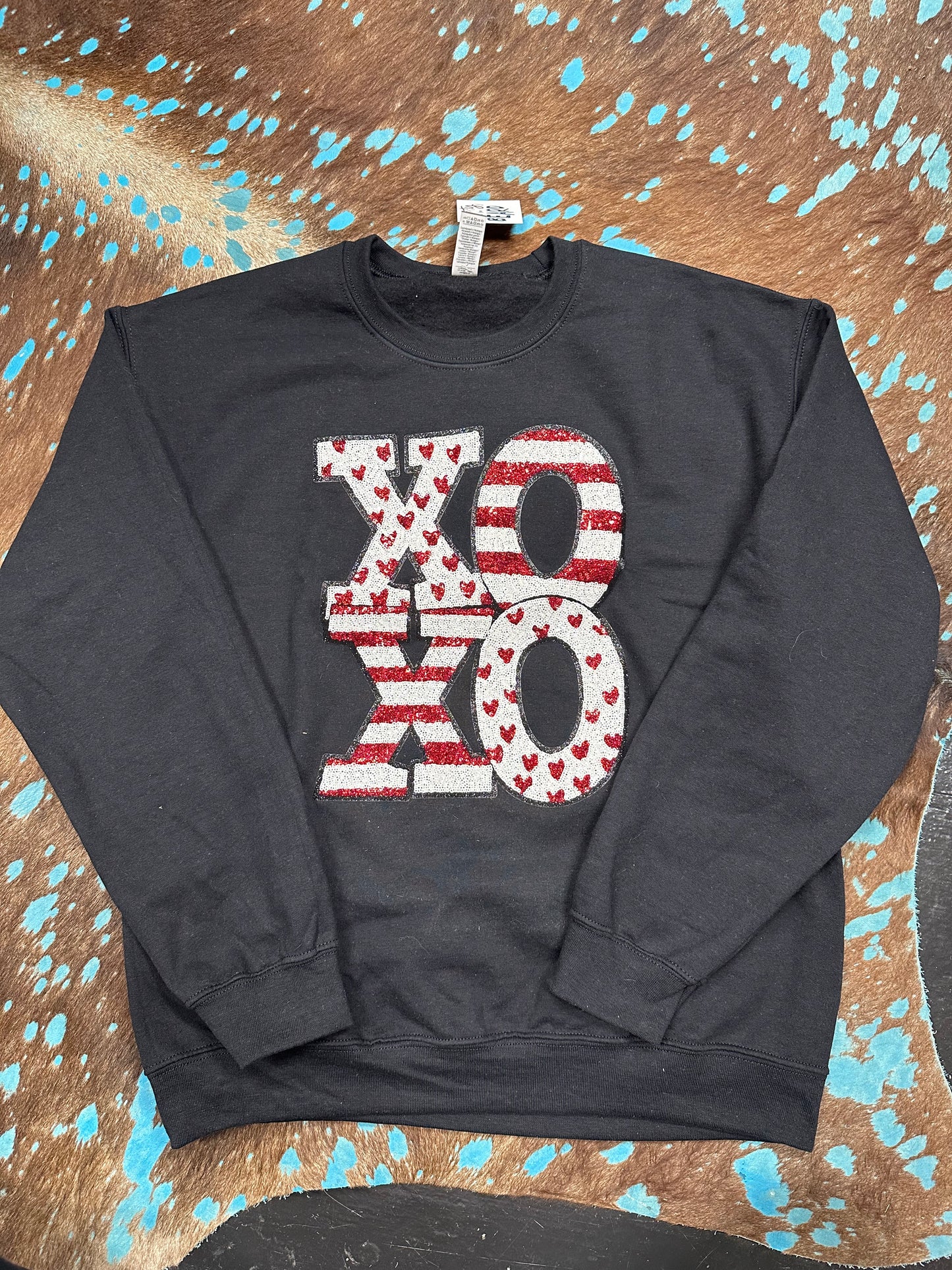 Sequin “XOXO” Sweatshirt