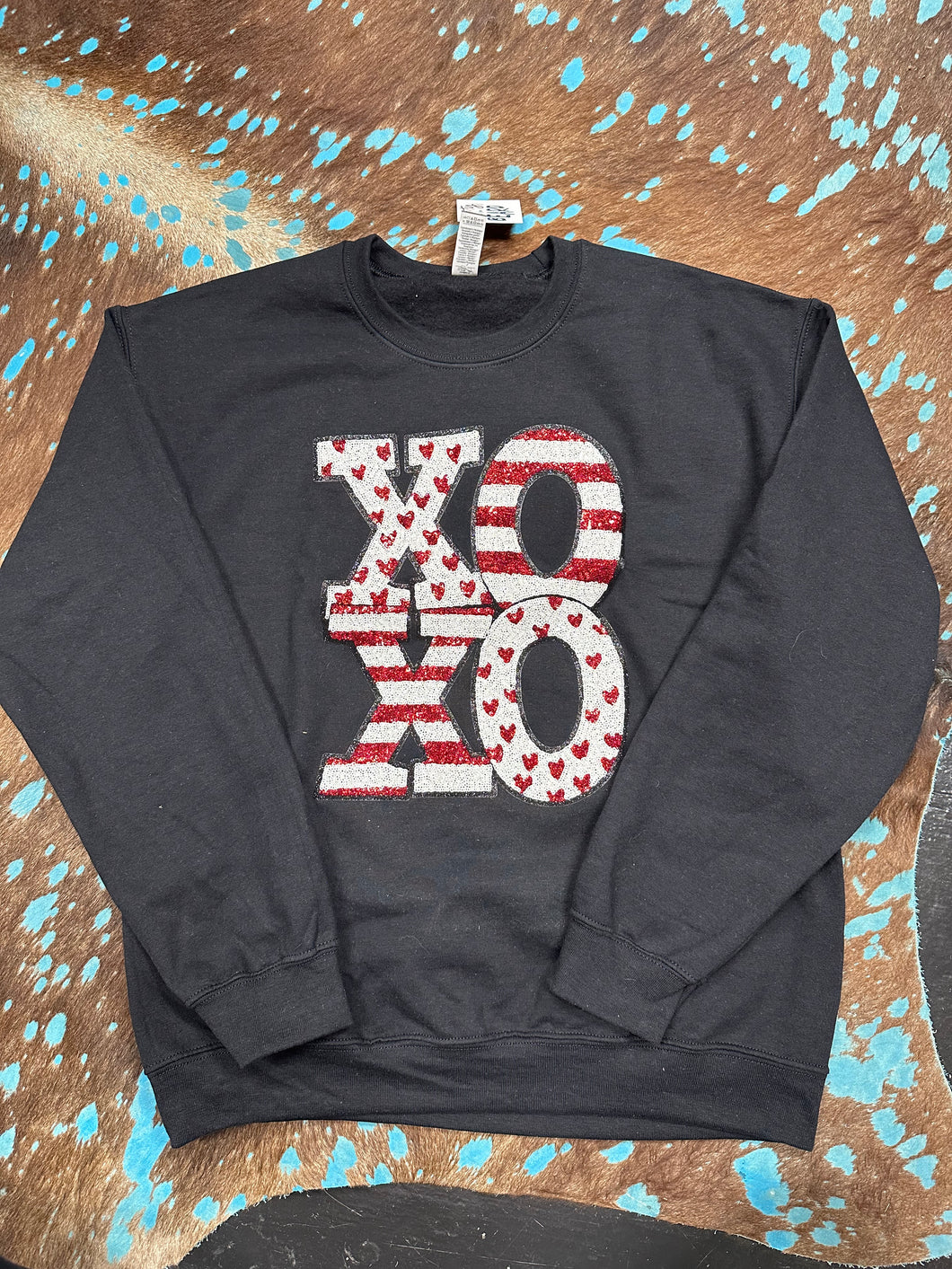 Sequin “XOXO” Sweatshirt
