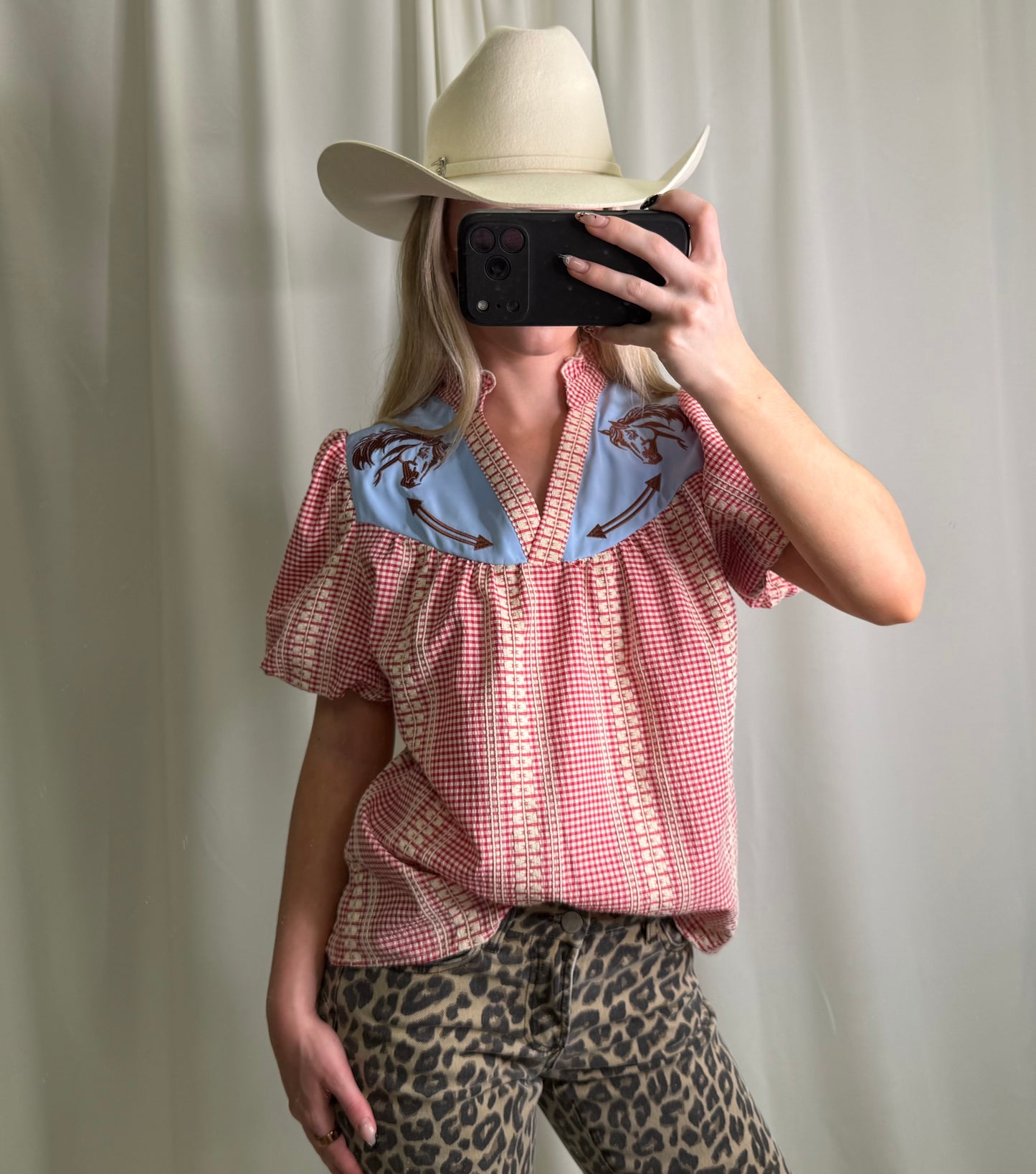 Dakota Yoke Puff Blouse