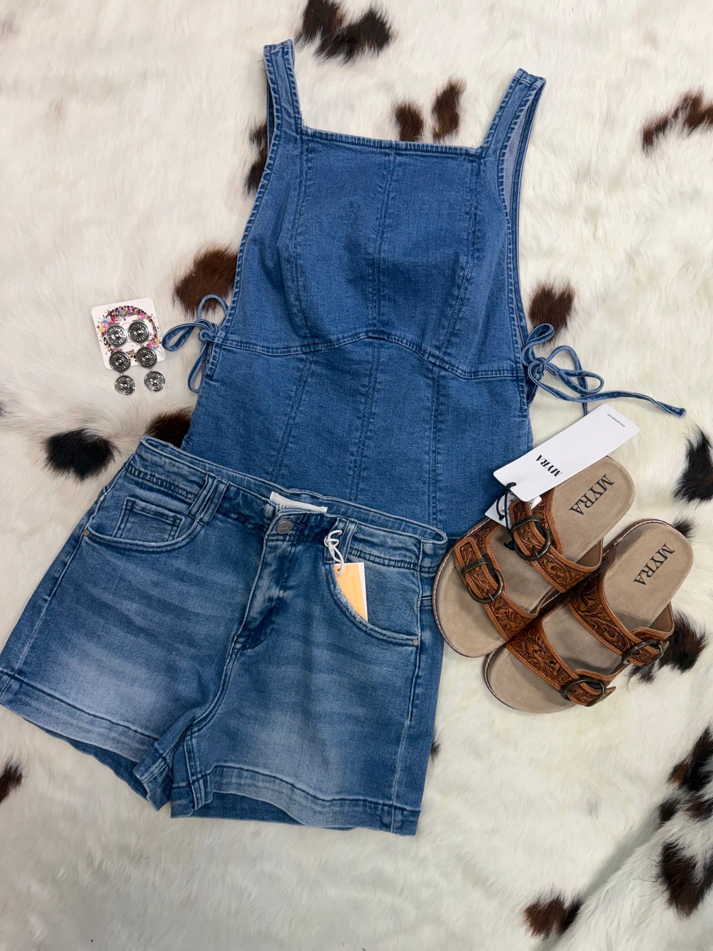 "Ashley" Denim Tied in Top