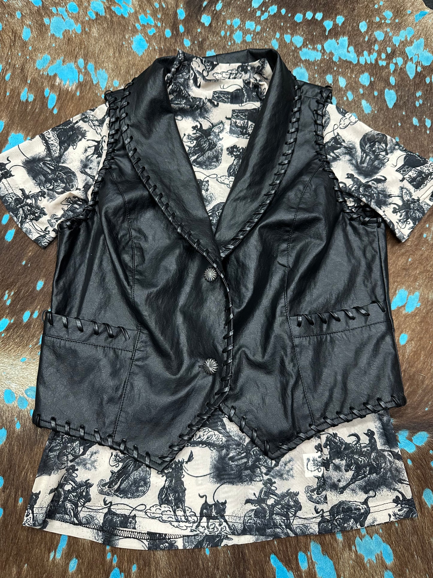 Rodeo Road Mesh Top