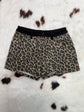 Risen High Rise Leopard Shorts