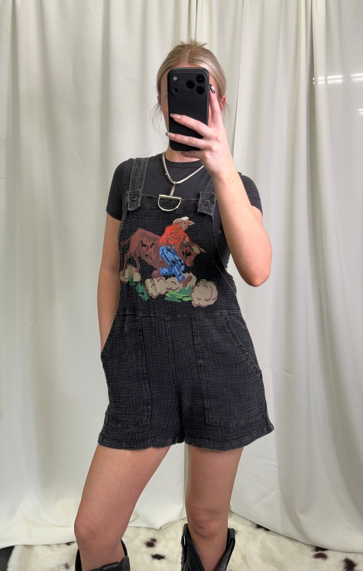 Stomp Tha Romp Bulldogger Romper