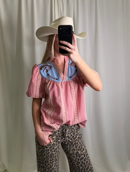 Dakota Yoke Puff Blouse