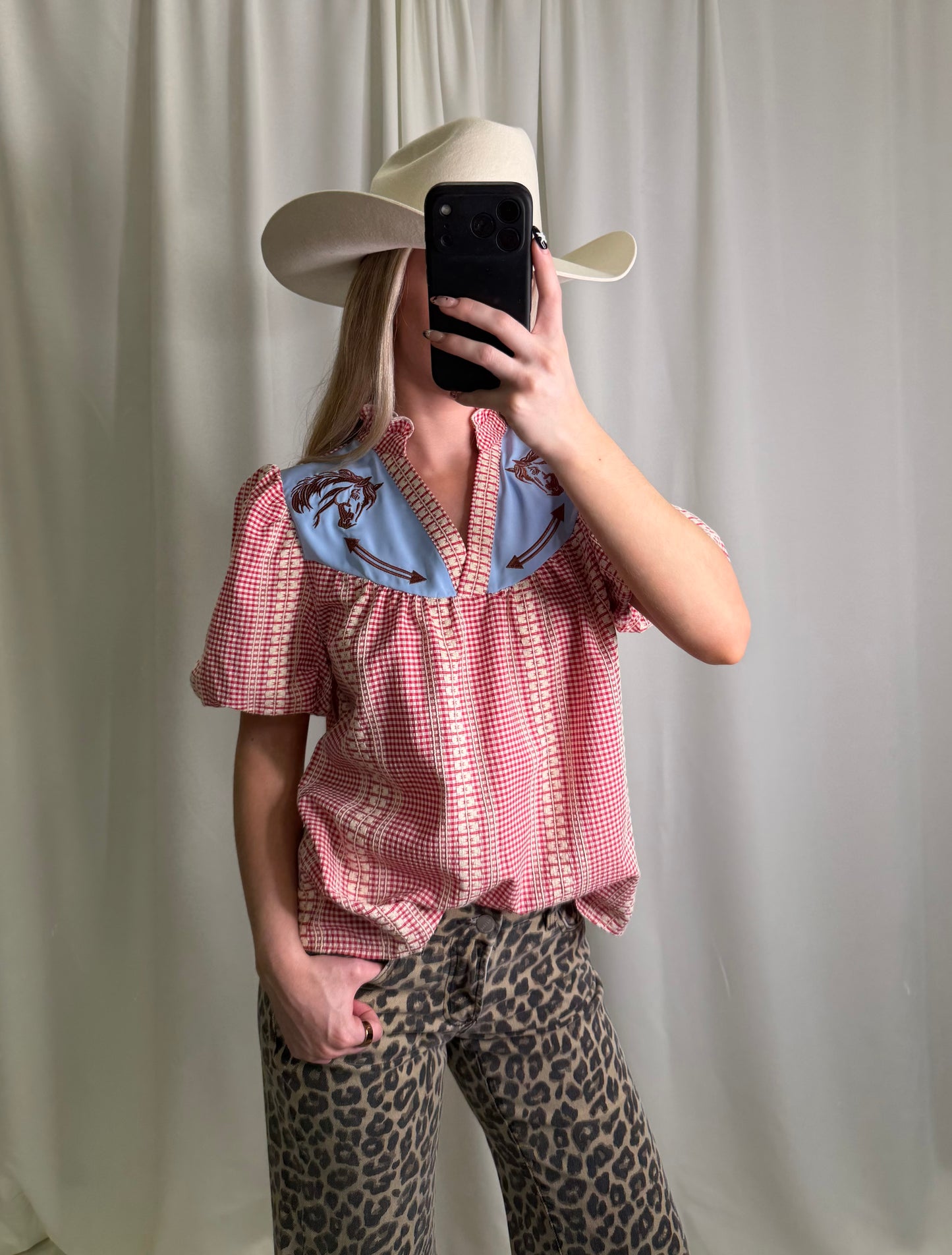 Dakota Yoke Puff Blouse