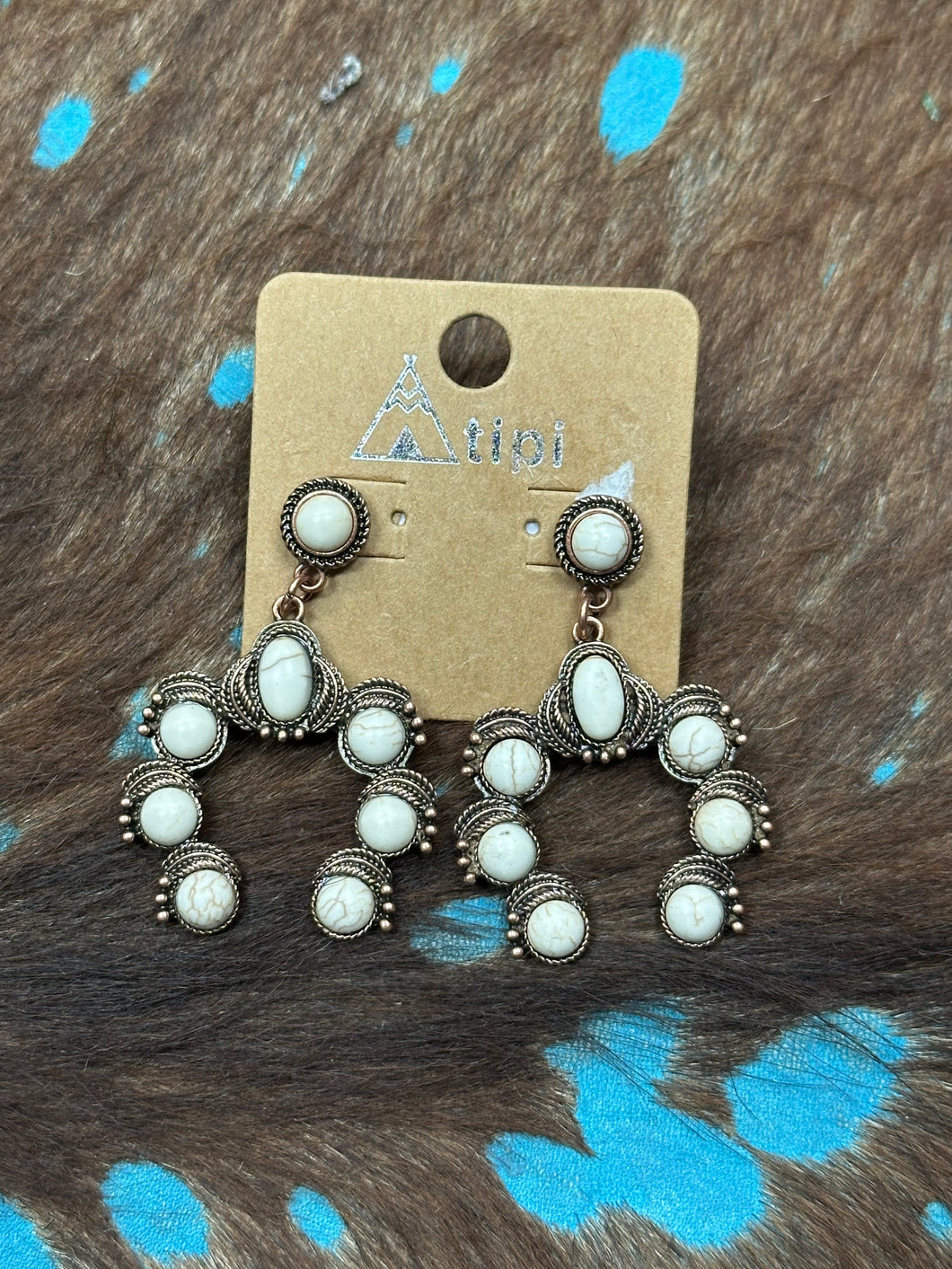 Squash Brass Earrings