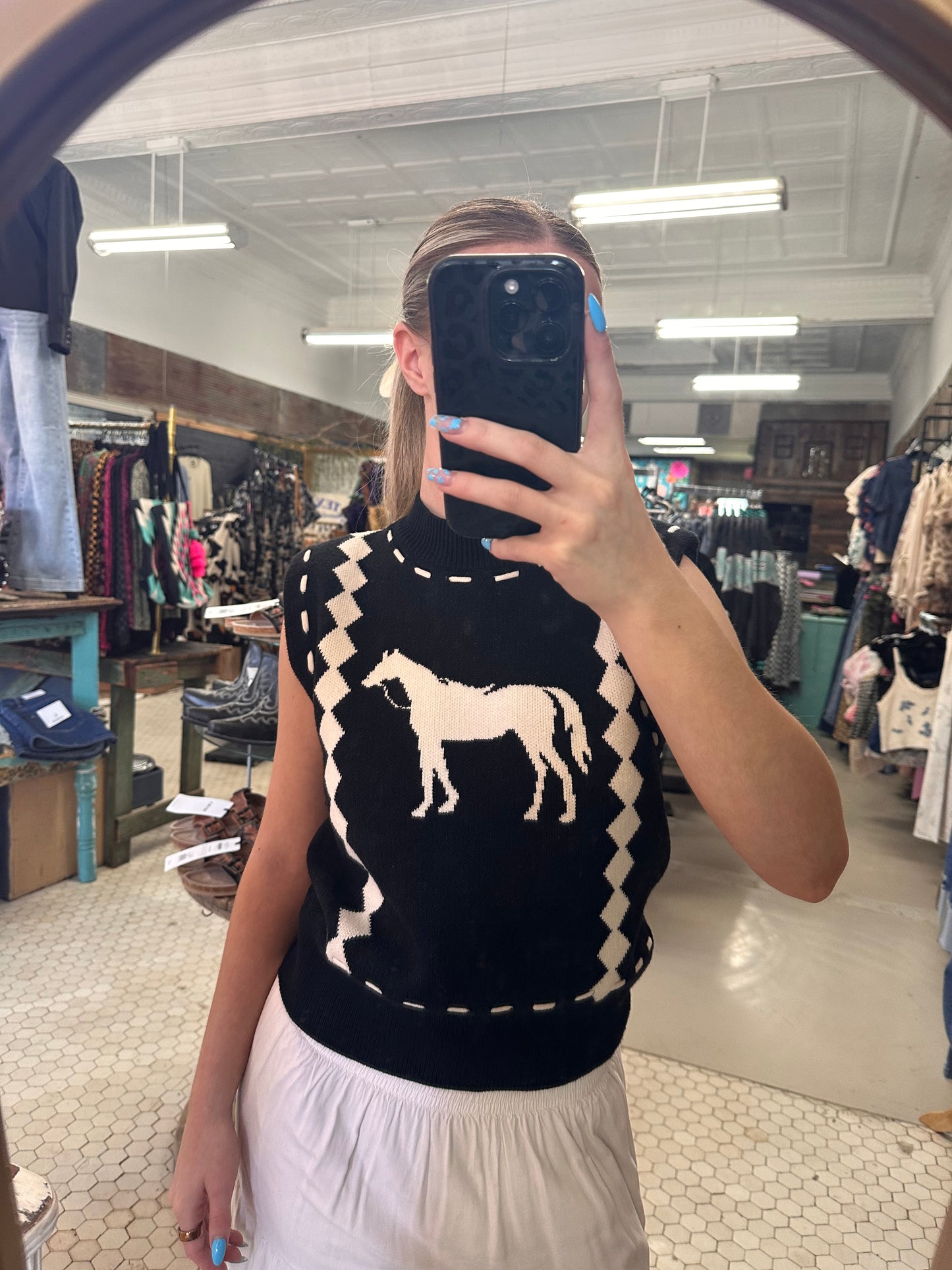 Saddle Up Sweater Vest