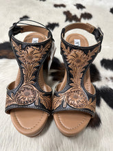 Load image into Gallery viewer, Talitha Hand Tooled Wedge

