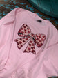 Pink Bow Ribbon Sweatshirt