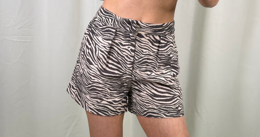 Stripe A Poze High Rise Shorts