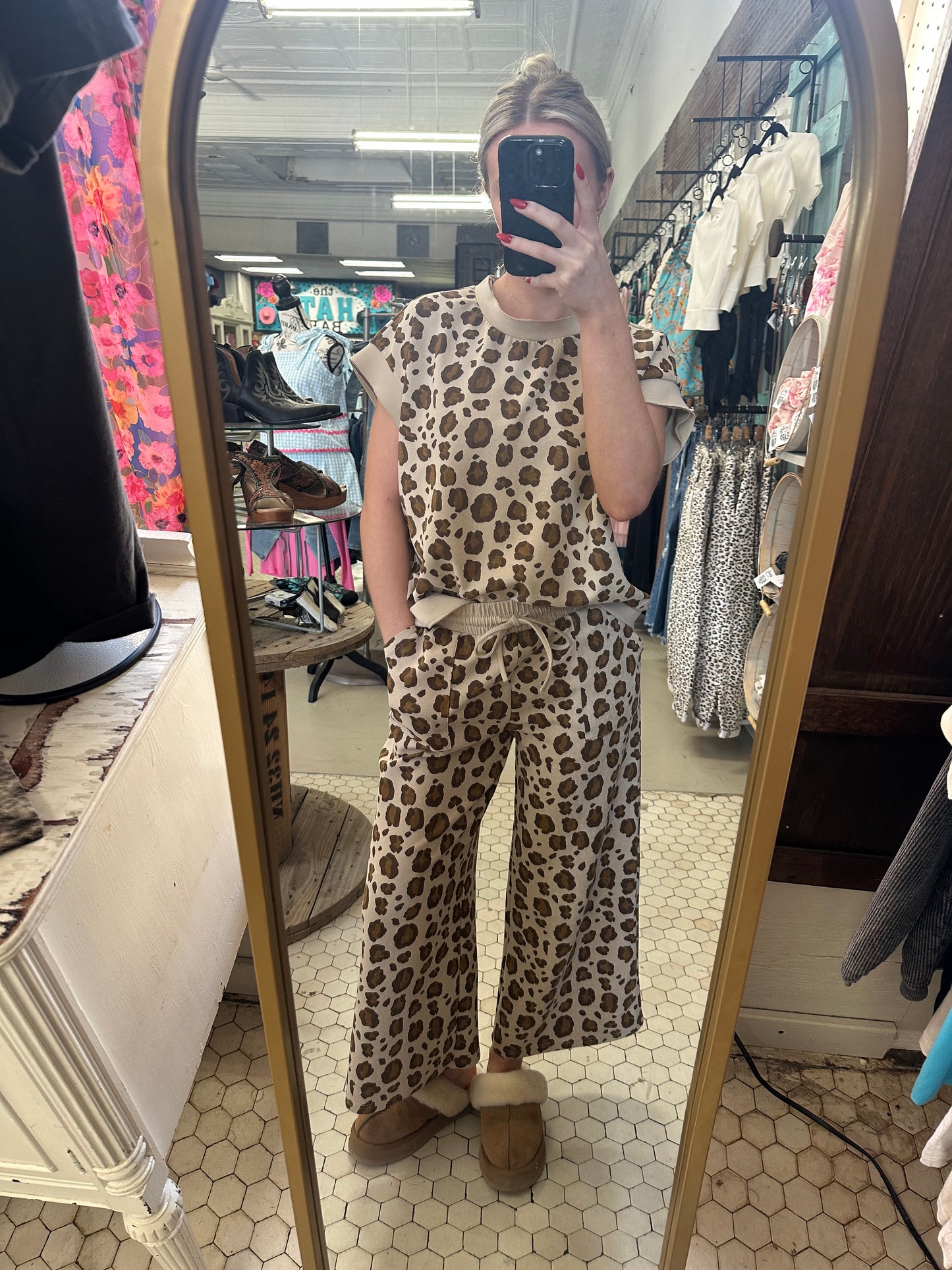 Leopard Lounge Set