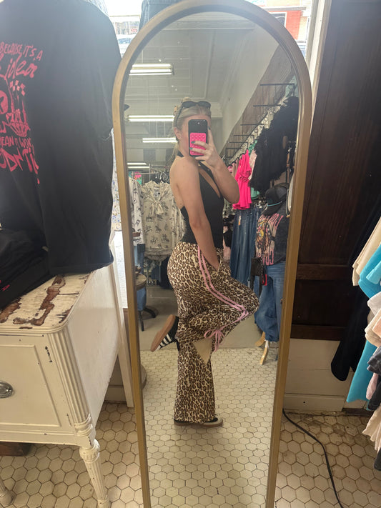 Leopard Bow Joggers