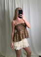 Regan Leopard Smocked Tank