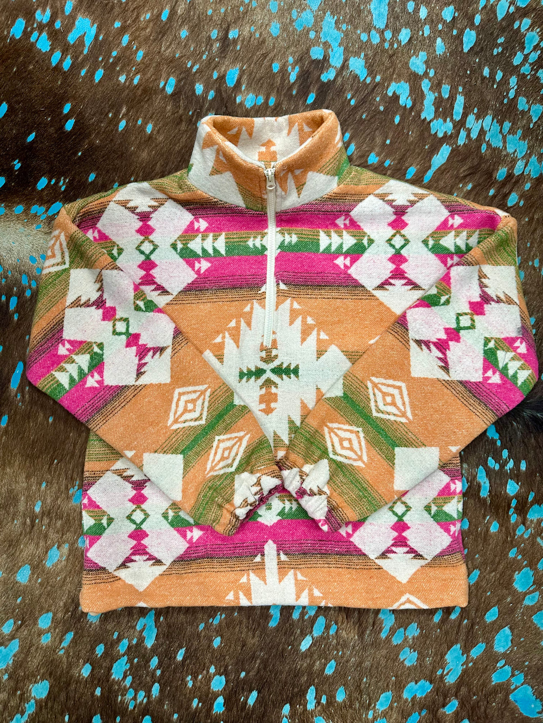Aztec Quarter Zip Pullover