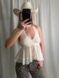Elaire Floral Halter Top