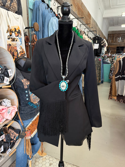 Fringe Blazer