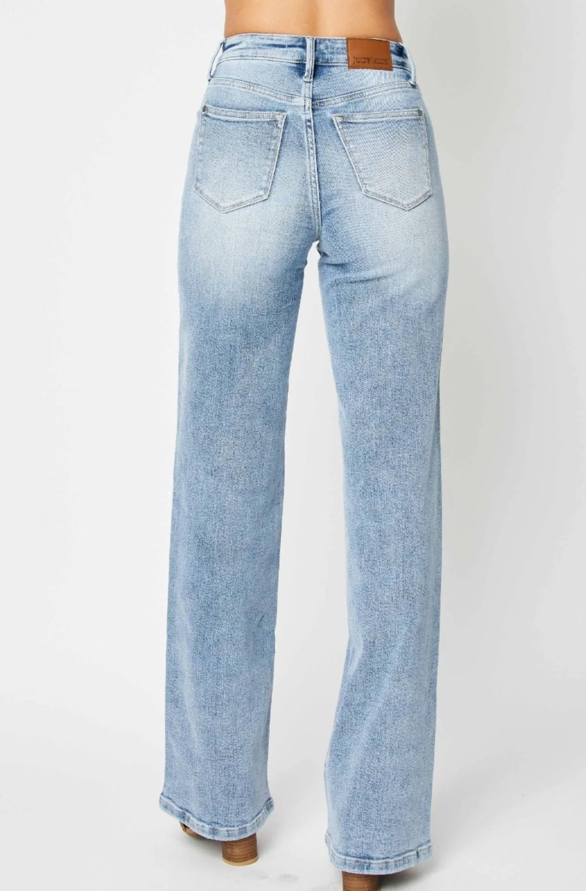 Judy Blue Front Yoke Wide Leg Jean