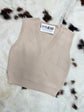 Ribbed Knit Sweater Vest