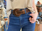 Talon High Desert Brown Tooled-Leather Belt
