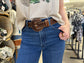 Talon High Desert Brown Tooled-Leather Belt
