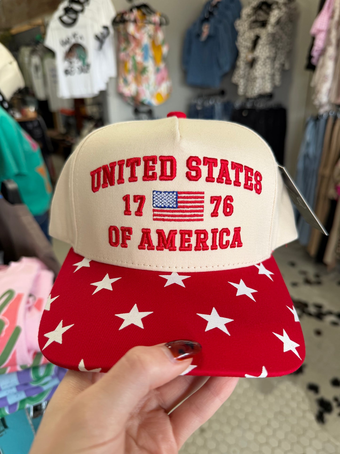 USA Embroidered Trucker Hat