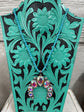 Squash B Turquoise Gem Necklace