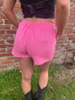 Jitterbug Rhinestone Suede Shorts