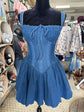 Denim Corset Mini Dress