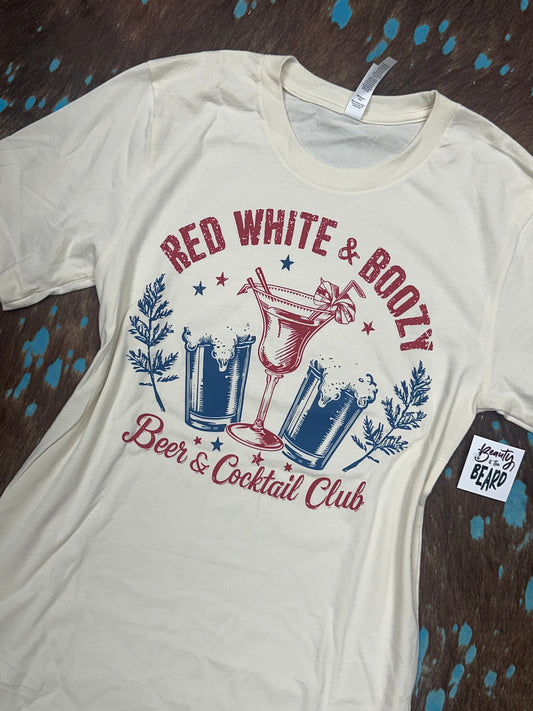 Red White & Boozy Tee