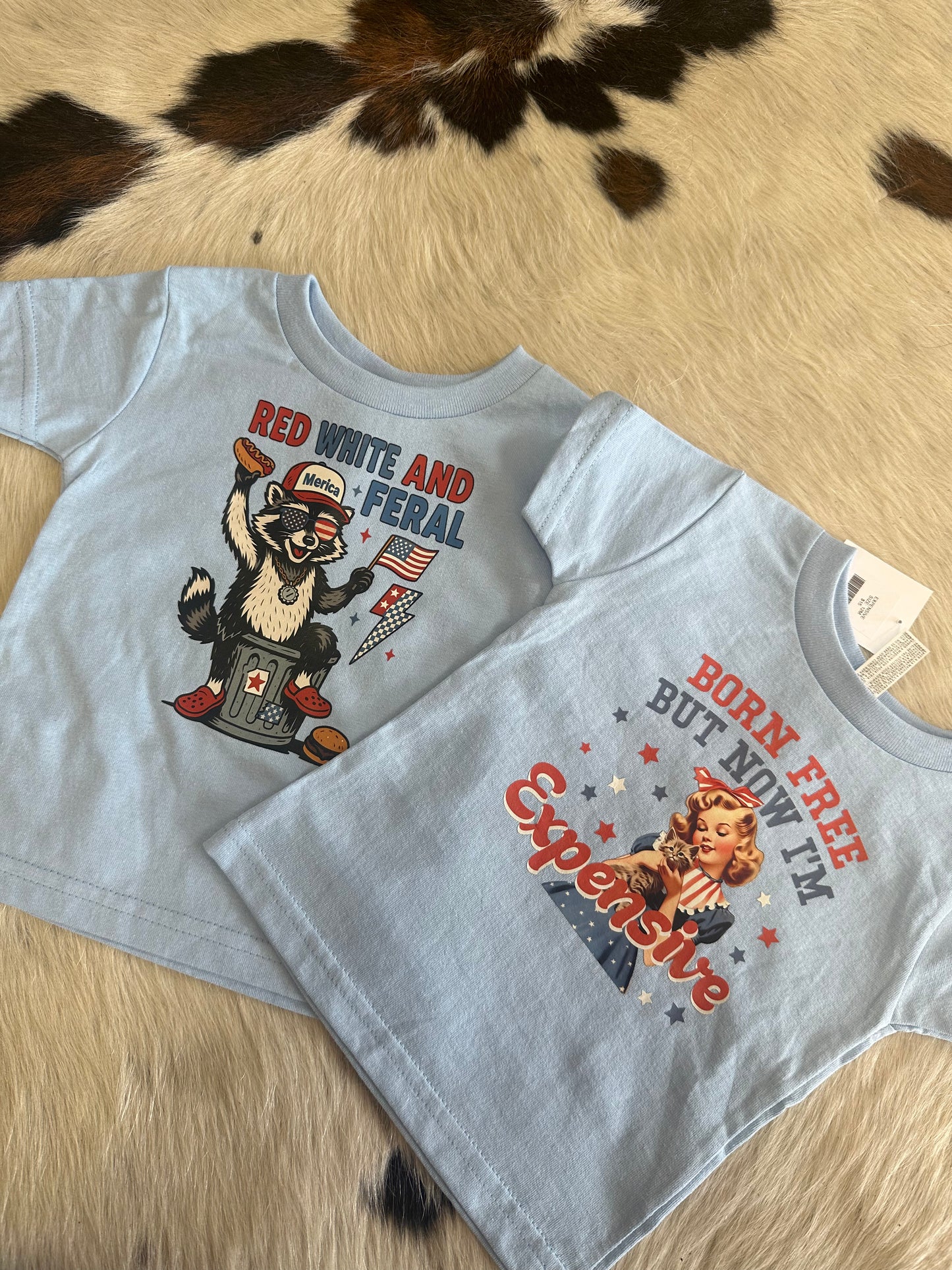 Born Free Now I’m Expensive Toddler Tee