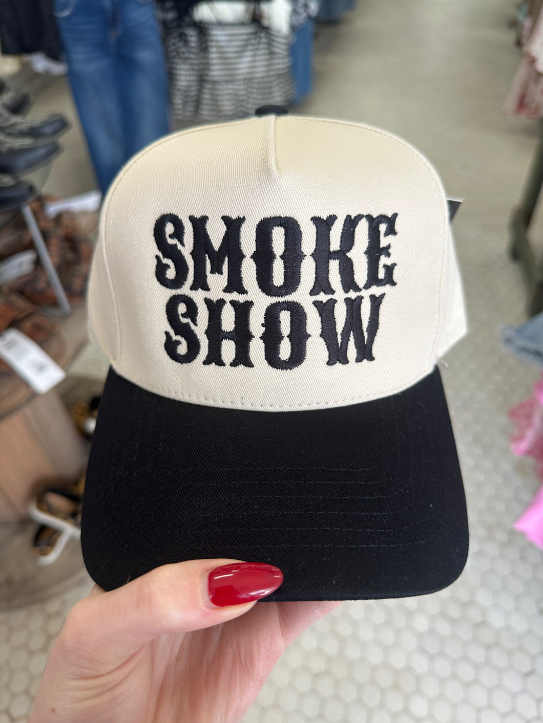 Smokeshow Embroidered Trucker Hat