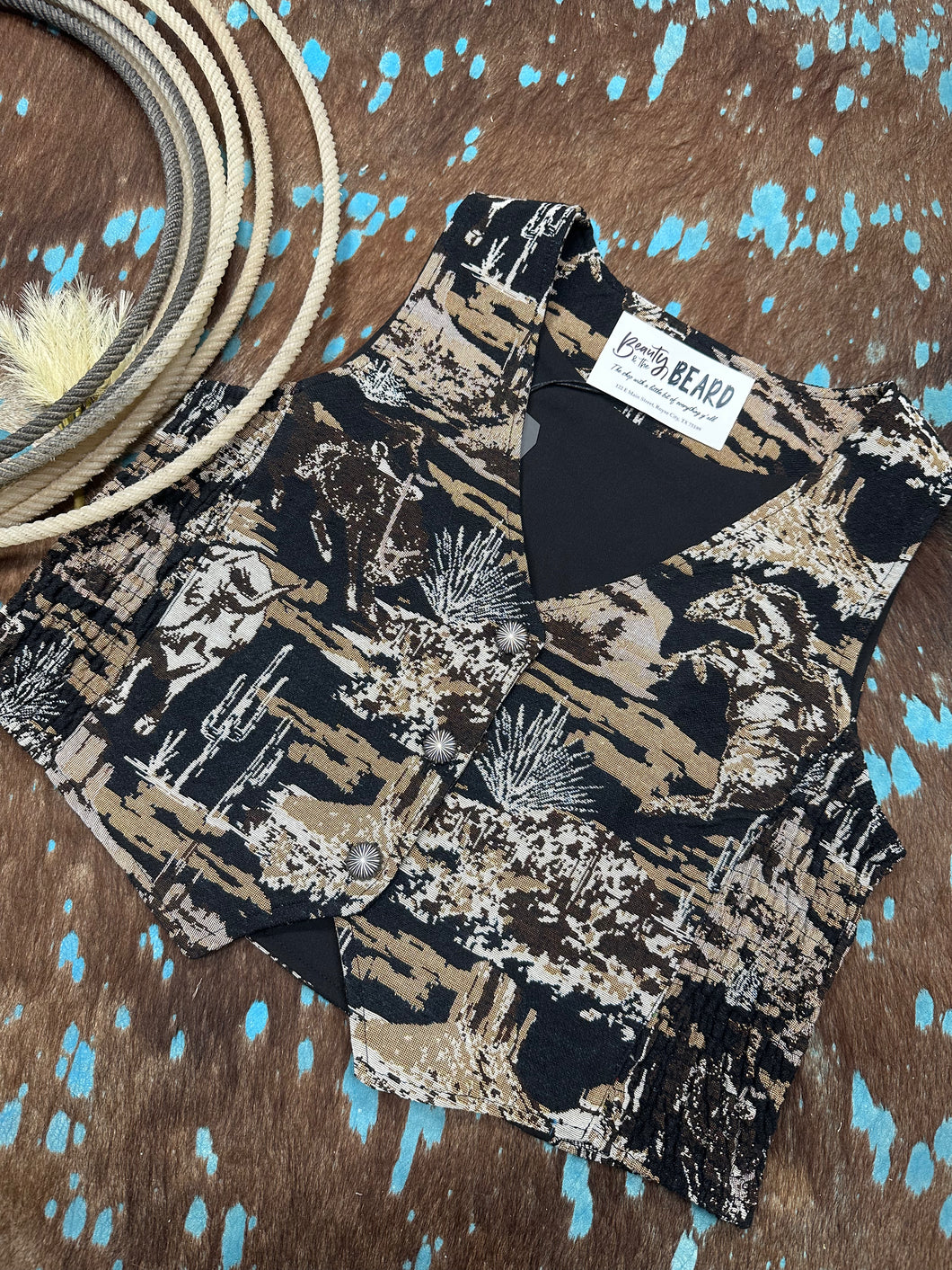 Burning Daylight Jacquard Vest