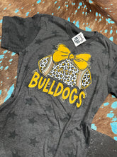 Load image into Gallery viewer, Bulldog Leopard Football Tee
