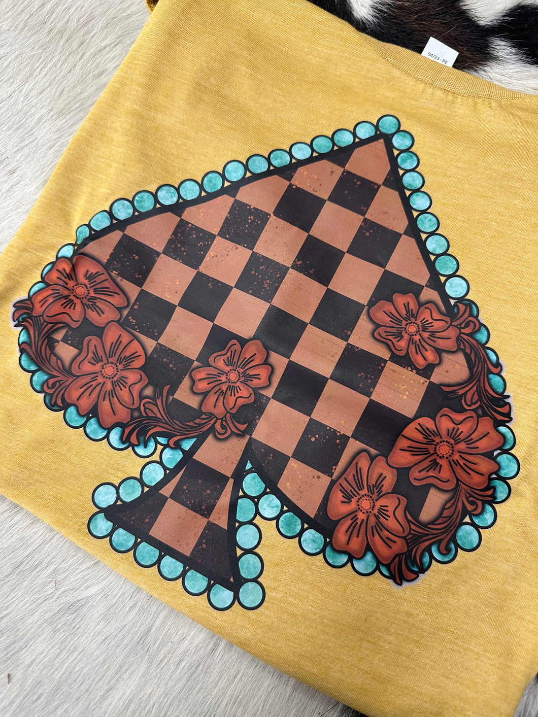Checkered Ace Tee