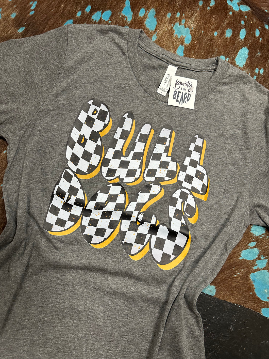 Checkered Bulldog Spirit Tee