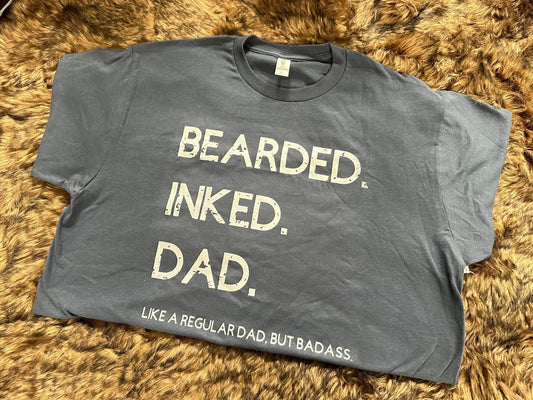 Bearded Inked Dad Tee