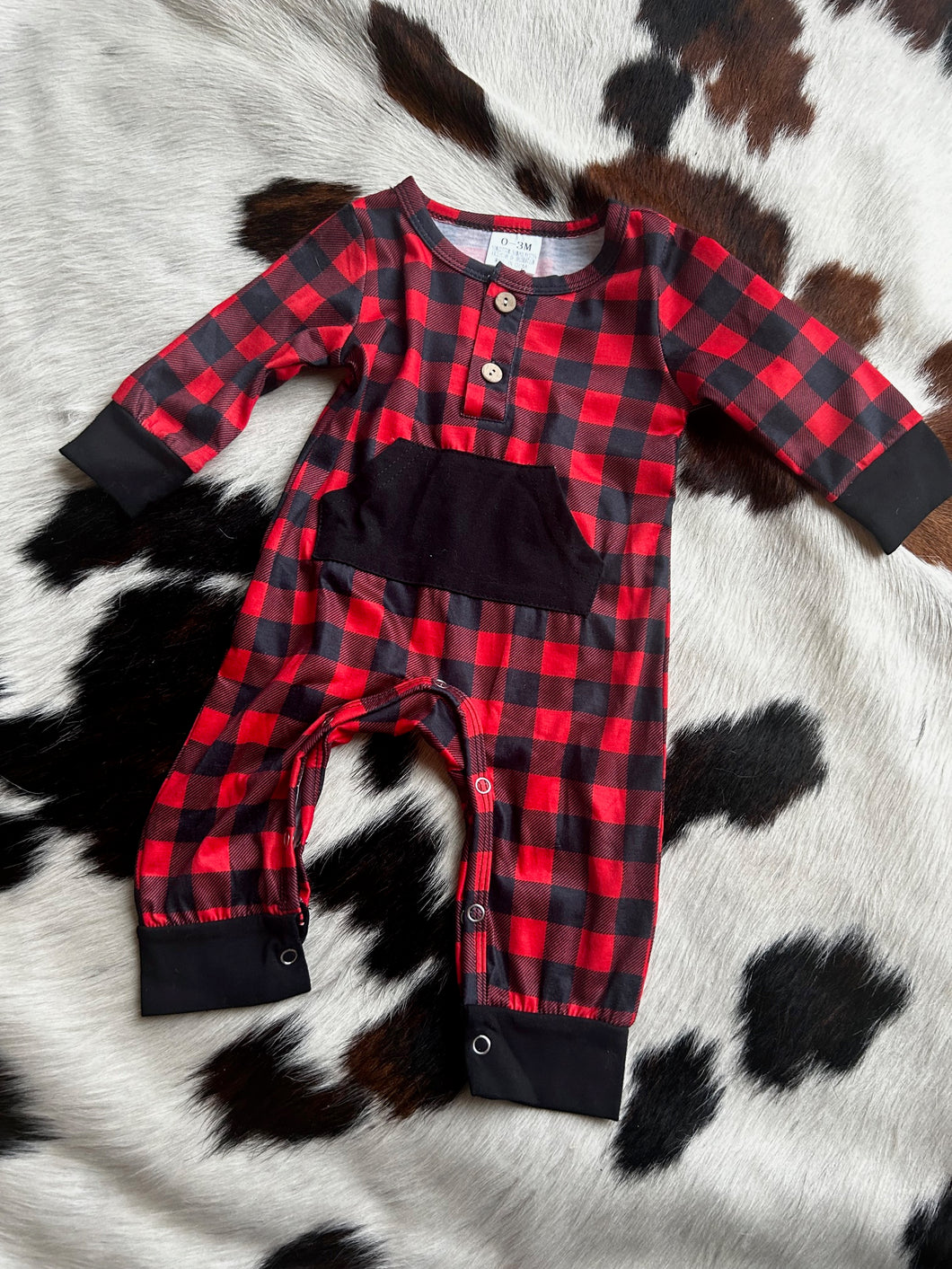 Buffalo Plaid Infant Pajamas