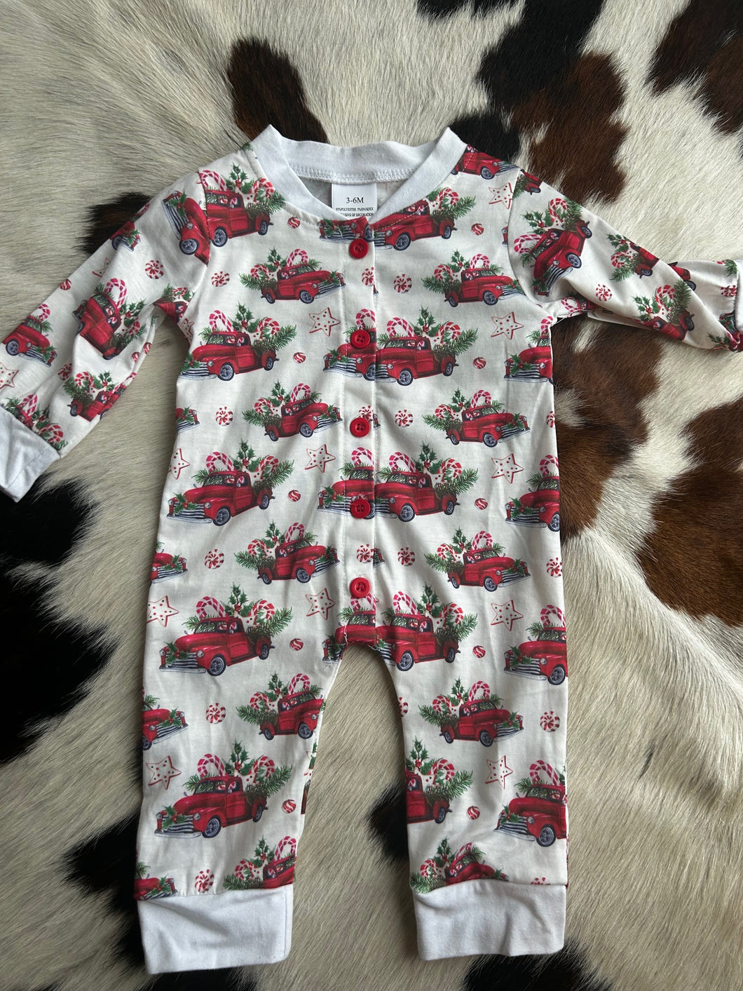 Christmas Truck Onesie
