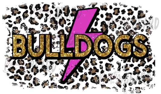 Bulldog Lightning Sub Print