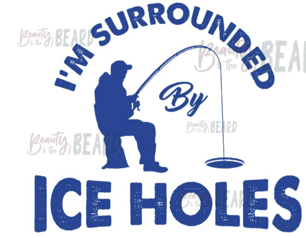 Ice Hole Sublimation Print