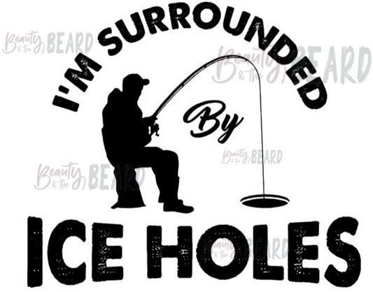 Ice Hole Sublimation Print