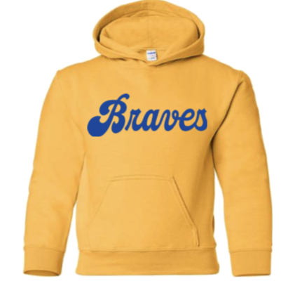 Braves Retro Script Youth-Pre Order